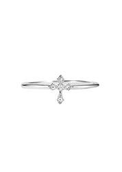 Sterling Cross Ring - 925 Sterling Silber (Vorbestellung