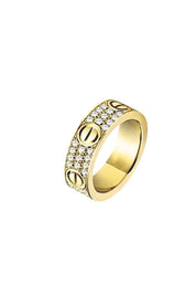 Diamond Love Ring - Edelstahl 18K