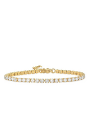 gold tennis brace petite - Edelstahl