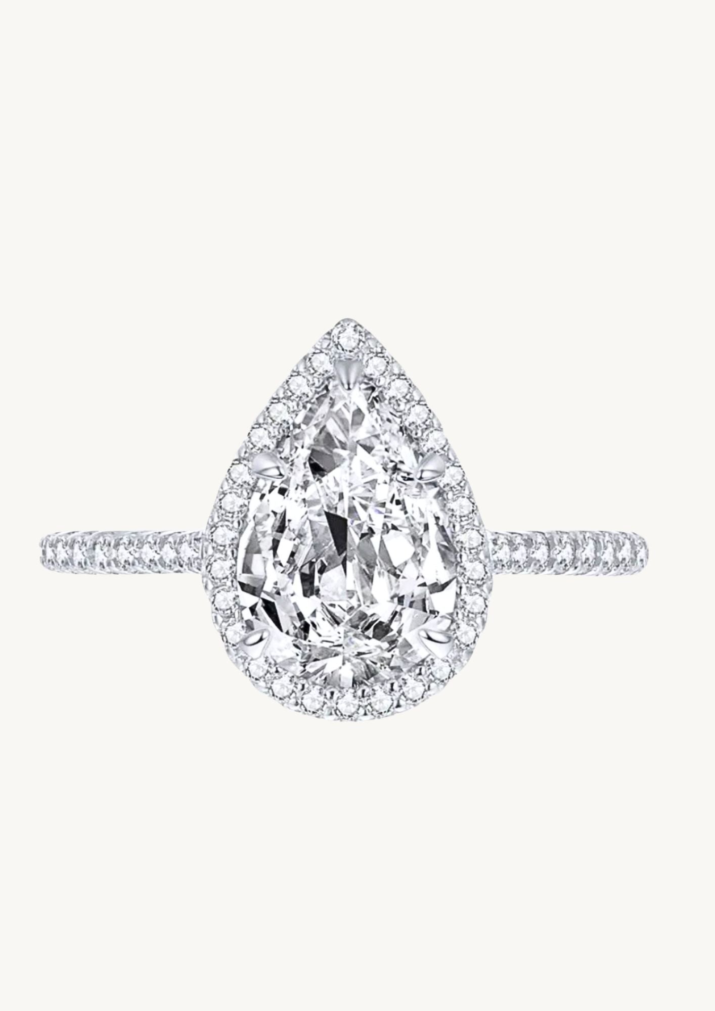 Drop Diamond - 925 Sterling Silber