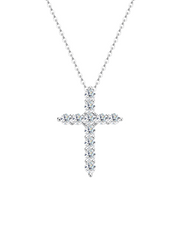 Petite Cross - 925 Sterling Silver gold